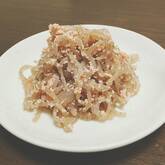 糸コンのめんたいこ炒め