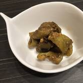 焼きナスのピリ辛ゴマ和え