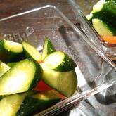 キュウリのピリ辛山椒和え