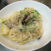 春のカルボナーラ