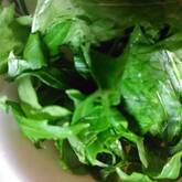 簡単もう一品！さっぱり水菜のサラダ