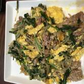 モヤシとニラの卵炒め