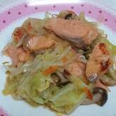 鮭のみそバター焼き