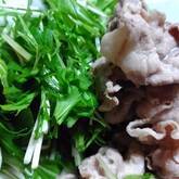 温かい豚しゃぶ