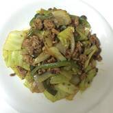 春キャベツのカレー炒め