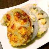 レンコンのはさみ揚げ