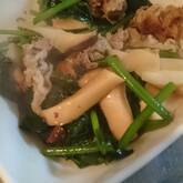 キノコのおひたし