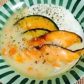 サーモンのクリームシチュー