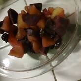 サツマイモとリンゴのデザート