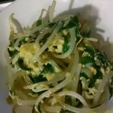 ニラと卵の炒め物