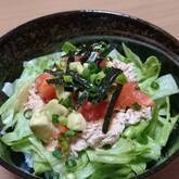 アボカドとツナの丼