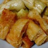 焼きナスと焼き油揚げ