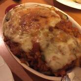 マッシュポテトとミートソースの重ね焼き