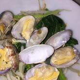 アサリと小松菜の酒蒸し