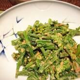 菜の花のピーナッツ和え