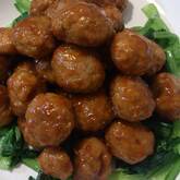 甘酢あんの肉団子