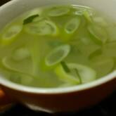 餅入り大根おろしのスープ