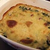 フライパンひとつで！ホウレン草とソーセージの簡単グラタン by 杉本 亜希子さん