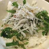 ジャコと大葉の混ぜご飯