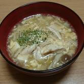 ささ身とふんわり卵のスープ
