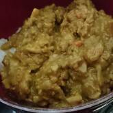 納豆入りドライカレー