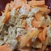 ニンジンとツナの洋風炒め