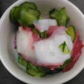 キュウリとタコの酢の物