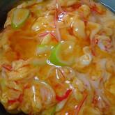 カニタマ春キャベツ丼