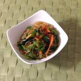 ニラのチャプチェ風