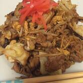 オイスターソースのニラ焼きそば