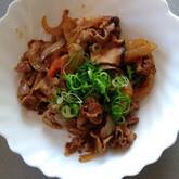 豚バラのショウガ焼き