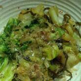 白菜の塩昆布和え