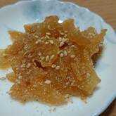 セロリのピリ辛炒り煮