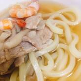 ポークネギうどん