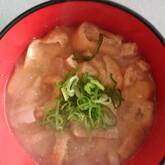 玉ネギと油揚げの合わせみそ汁