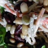 ゴボウと芽ひじきのサラダ