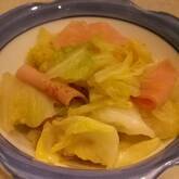 キャベツとベーコンの煮浸し