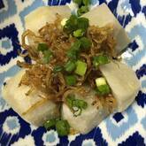 里芋のジャコバターがけ