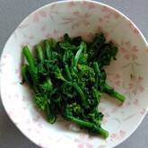 春の定番！菜の花のからし和え