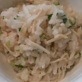 エノキのシンプル炊き込みご飯