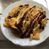 焼きそばオムレツ