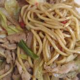 イカと豚肉入り焼きそば