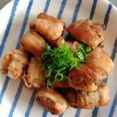 コンニャクの肉巻き
