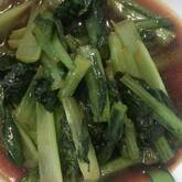 小松菜のゴマ油炒め