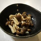 キノコのポン酢和え
