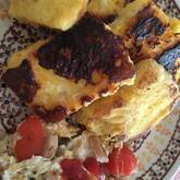 フレンチトーストとトマトスクランブルエッグ