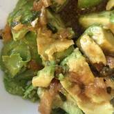 アボカドと豆腐のピリ辛和え