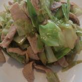 豚と野菜のショウガ炒め