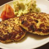鶏とゴボウのハンバーグ