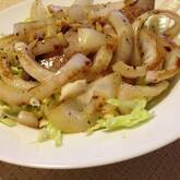 カツオのソテーガーリックソース